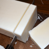Cutting of Fat Ash Lavender Bar Soap