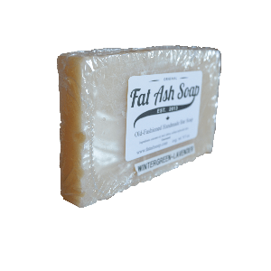 Fat Ash Wintergreen Lavender Naked Bar Soap